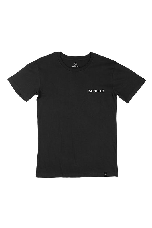 black - tee front view