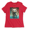 ABSTRACT CAT Crewneck Tee - Rarileto