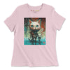 ABSTRACT CAT Crewneck Tee - Rarileto