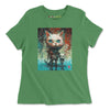 ABSTRACT CAT Crewneck Tee - Rarileto