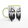 ANCIENT TRIBAL CAVEMAN Mug with Color Inside - Rarileto