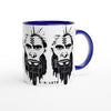 ANCIENT TRIBAL CAVEMAN Mug with Color Inside - Rarileto