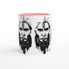 ANCIENT TRIBAL CAVEMAN Mug with Color Inside - Rarileto