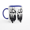 ANCIENT TRIBAL CAVEMAN Mug with Color Inside - Rarileto