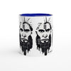 ANCIENT TRIBAL CAVEMAN Mug with Color Inside - Rarileto