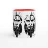 ANCIENT TRIBAL CAVEMAN Mug with Color Inside - Rarileto