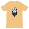 Vintage Gold Front View of ANCIENT TRIBAL CAVEMAN Premium Heavyweight T-Shirt