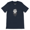 ANCIENT TRIBE CAVEMAN Premium Crewneck T-Shirt in Navy - Rarileto - Front
