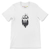 ANCIENT TRIBE CAVEMAN Premium Crewneck T-Shirt in White - Rarileto - Front
