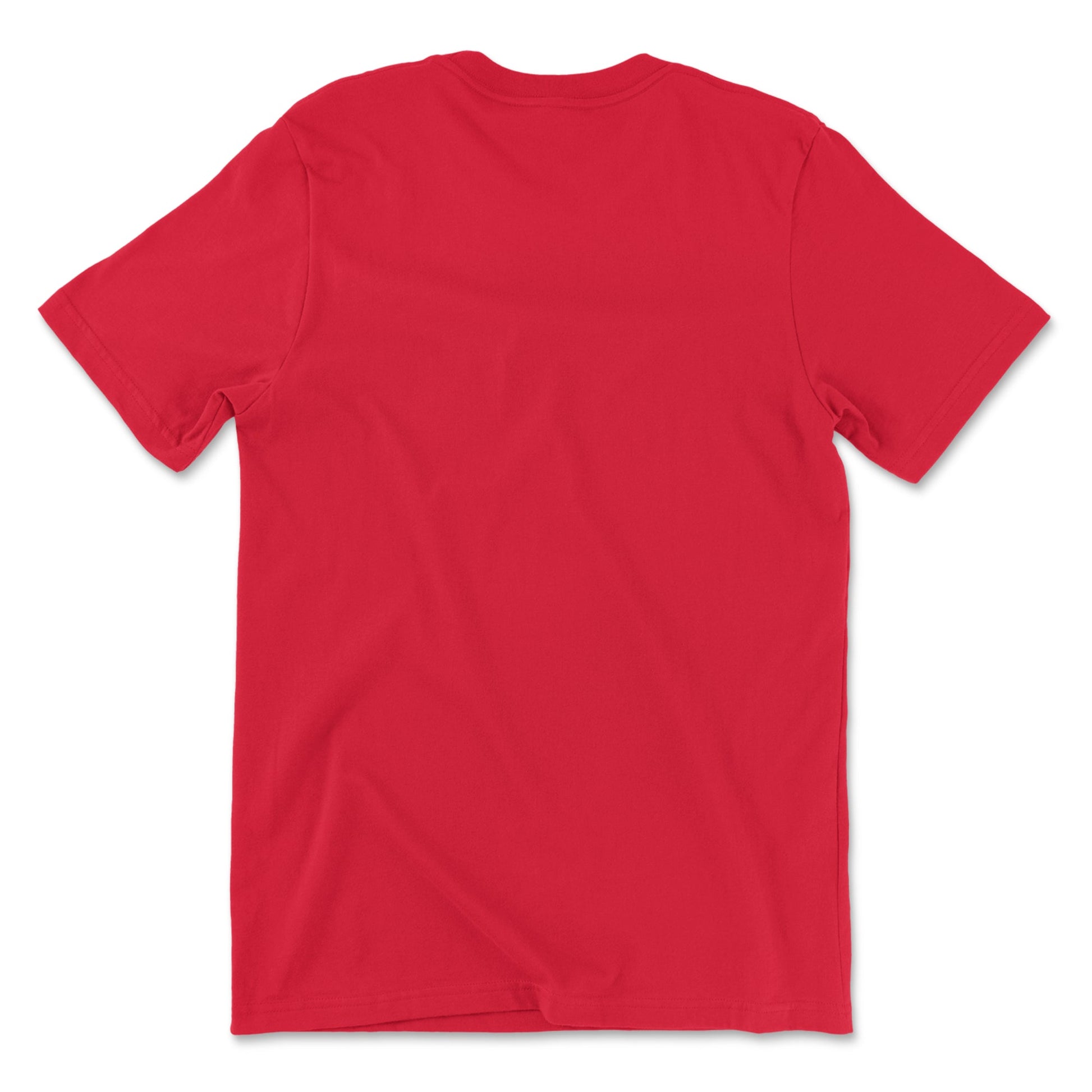 Back Red: ANDROID ANGELS IN LOVE Premium Crewneck T-Shirt in Red