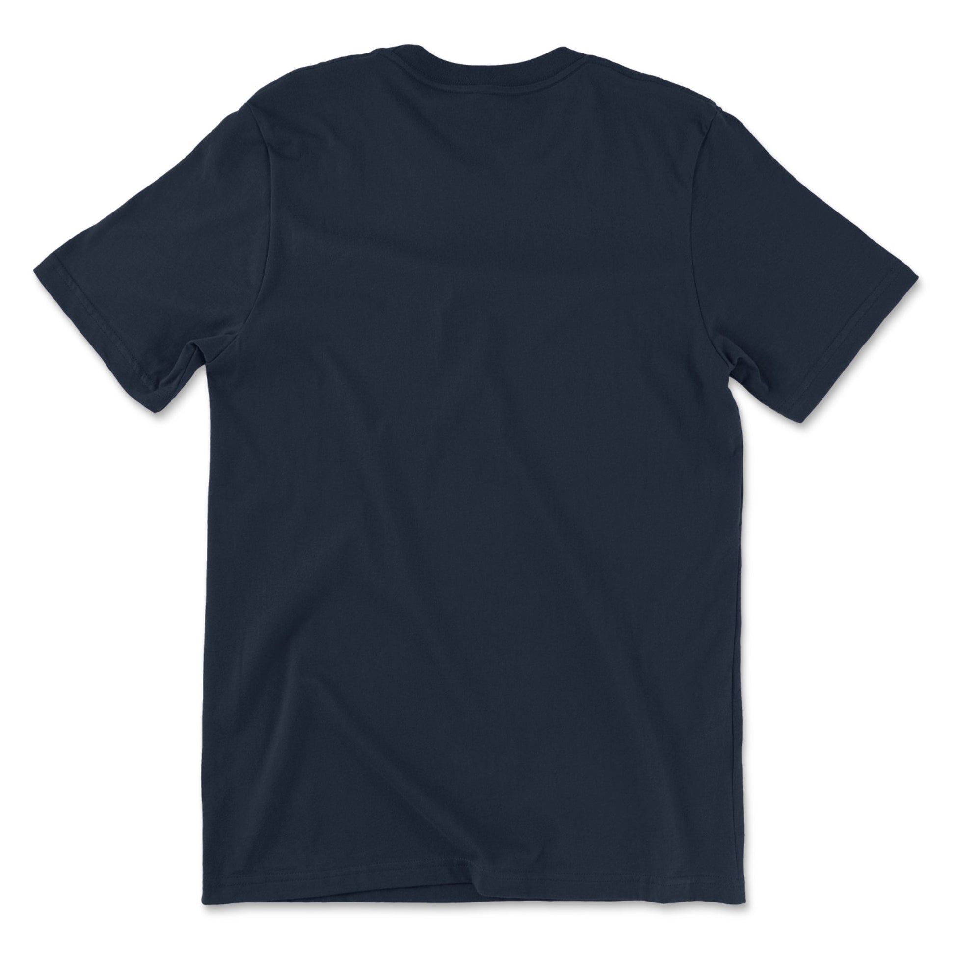 Back Navy: ANDROID ANGELS IN LOVE Premium Crewneck T-Shirt in Navy