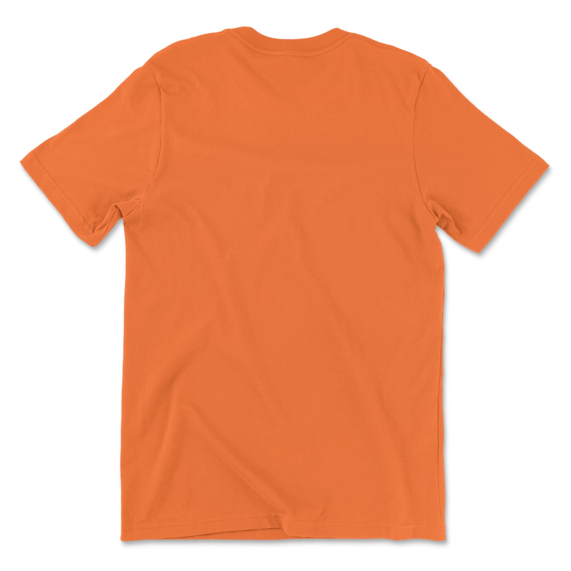 Back Orange: ANDROID ANGELS IN LOVE Premium Crewneck T-Shirt in Orange