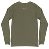 Back Military Green: ANGEL ROBOTS Long Sleeve Tee in Military Green - Back View