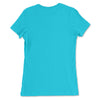 ANIME MOUSE Premium Crewneck Tee in Turquoise - Rarileto - Back View