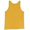 Back Gold: APES Tank Top in Gold - Back View