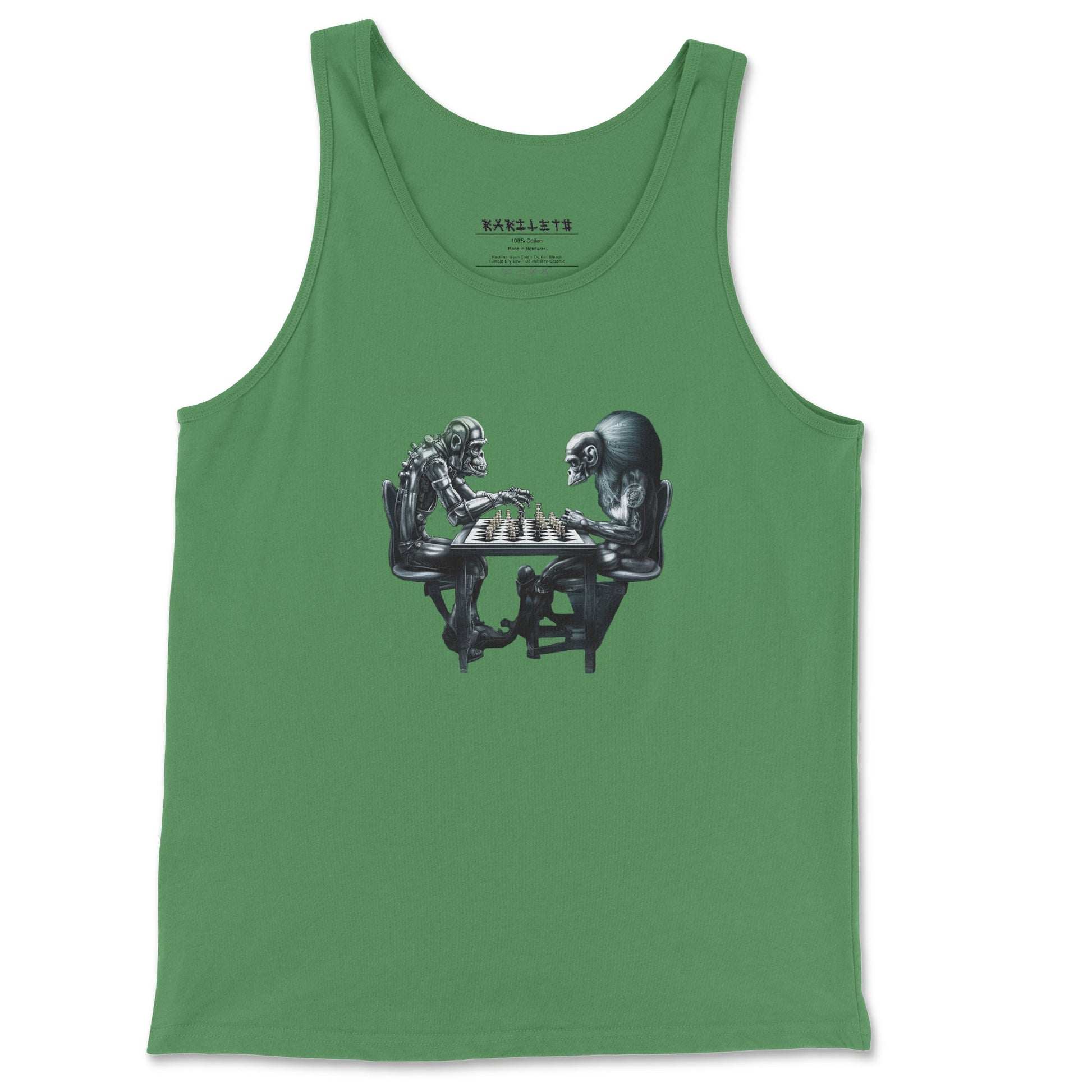 Front Leaf: APES Tank Top in Leaf - Front View