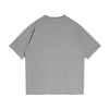 ATIEVE Unisex Faded Raw Hem T-Shirt in Light Gray - Rarileto - Back View