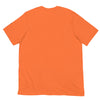 Orange Back View of BAROQUE ELEPHANT DESIGN Premium Crewneck T-Shirt