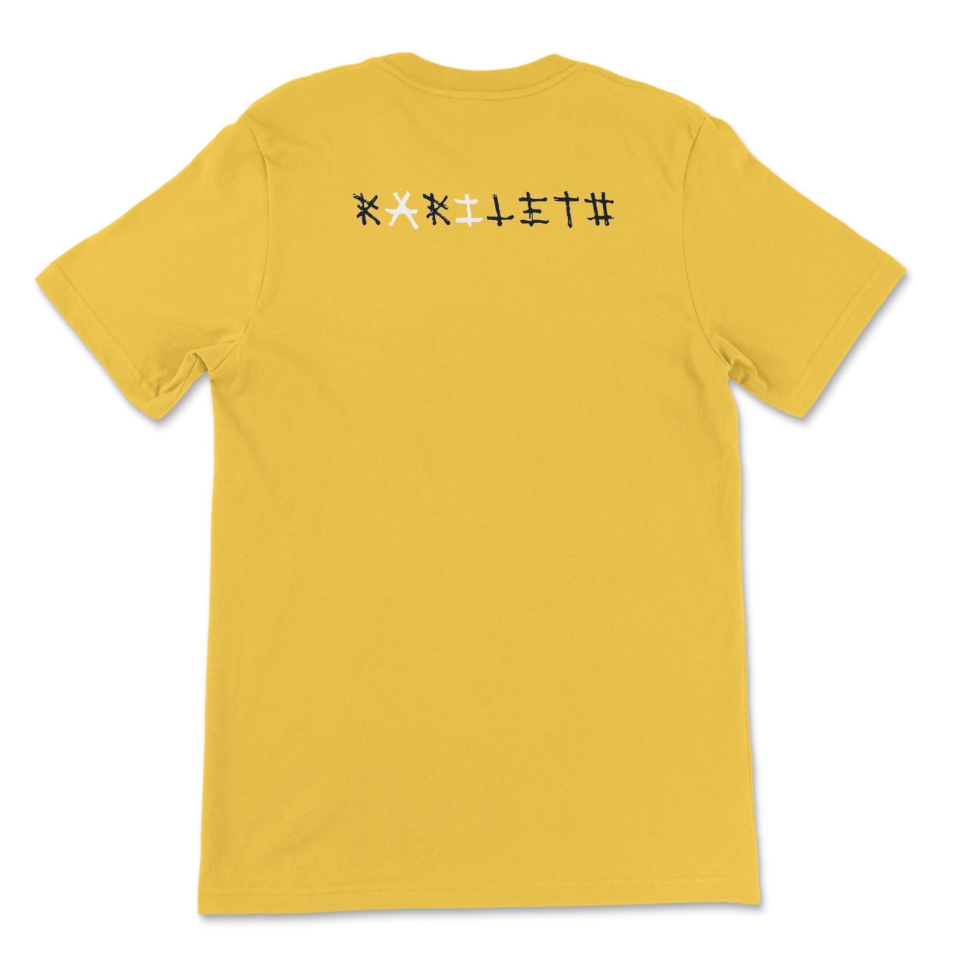 Back Maize Yellow: BAT BOY Premium Crewneck T-Shirt in Maize Yellow