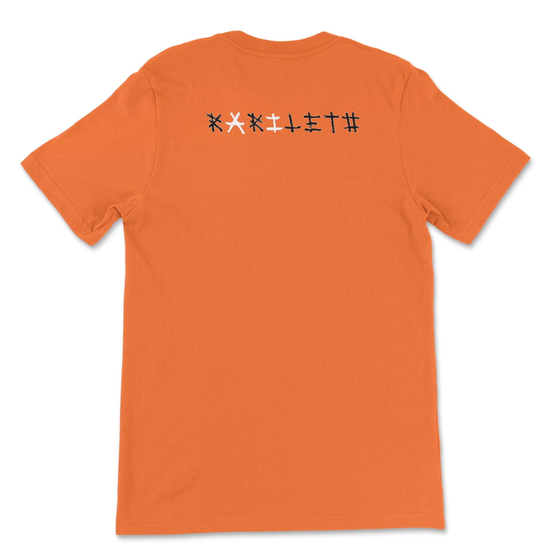 Back Orange: BAT BOY Premium Crewneck T-Shirt in Orange