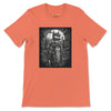 Front Coral: BAT BOY Premium Crewneck T-Shirt in Coral