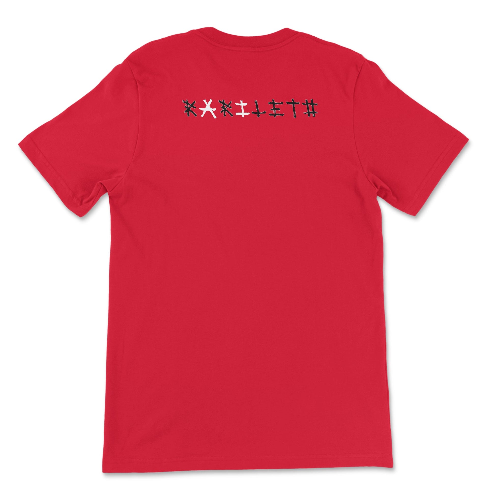 Back Red: BAT BOY Premium Crewneck T-Shirt in Red