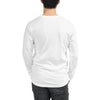 Back View on Model White: BATGIRL 2050 Long Sleeve Tee in White - Back View on Model






