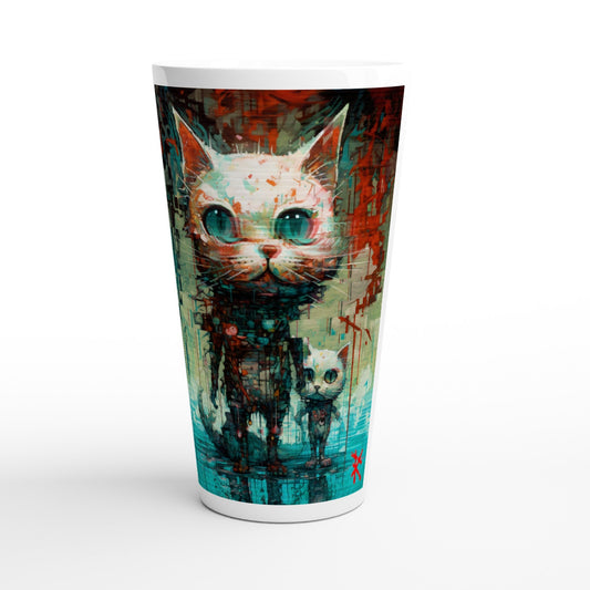 BIG CAT & SMALL CAT Latte Mug - Rarileto