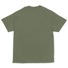 BIG & SMALL CATS Classic T-Shirt in Military Green - Rarileto - Back View