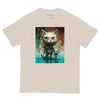 BIG & SMALL CATS Classic T-Shirt in Natural - Rarileto - Front View