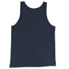 Back Navy: BRAINY APE Tank Top in Navy - Back View