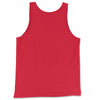 Back Red: BRAINY APE Tank Top in Red - Back View