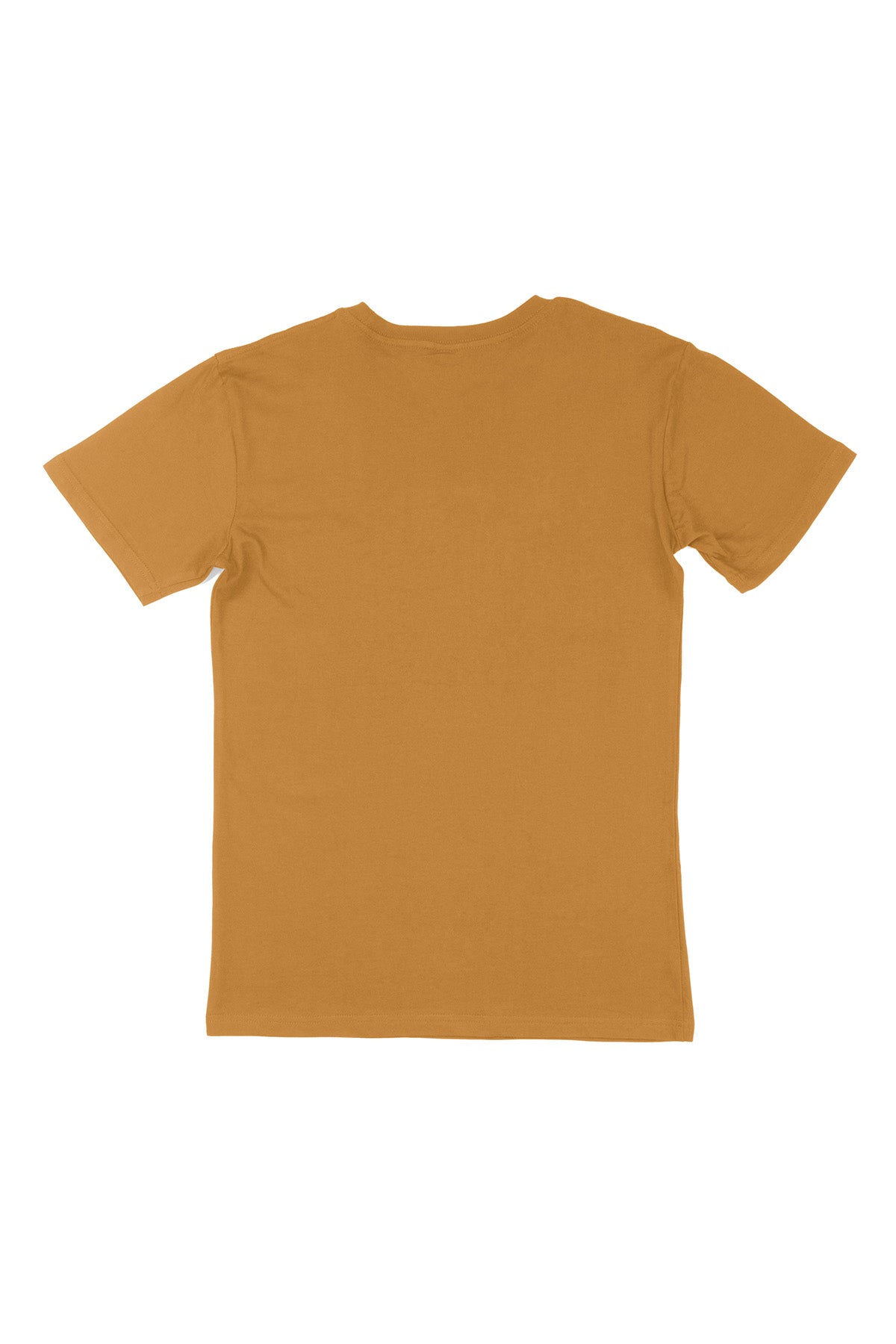 Camel graphic tee back flat lay — RARILETO Left Logo Classic Tee