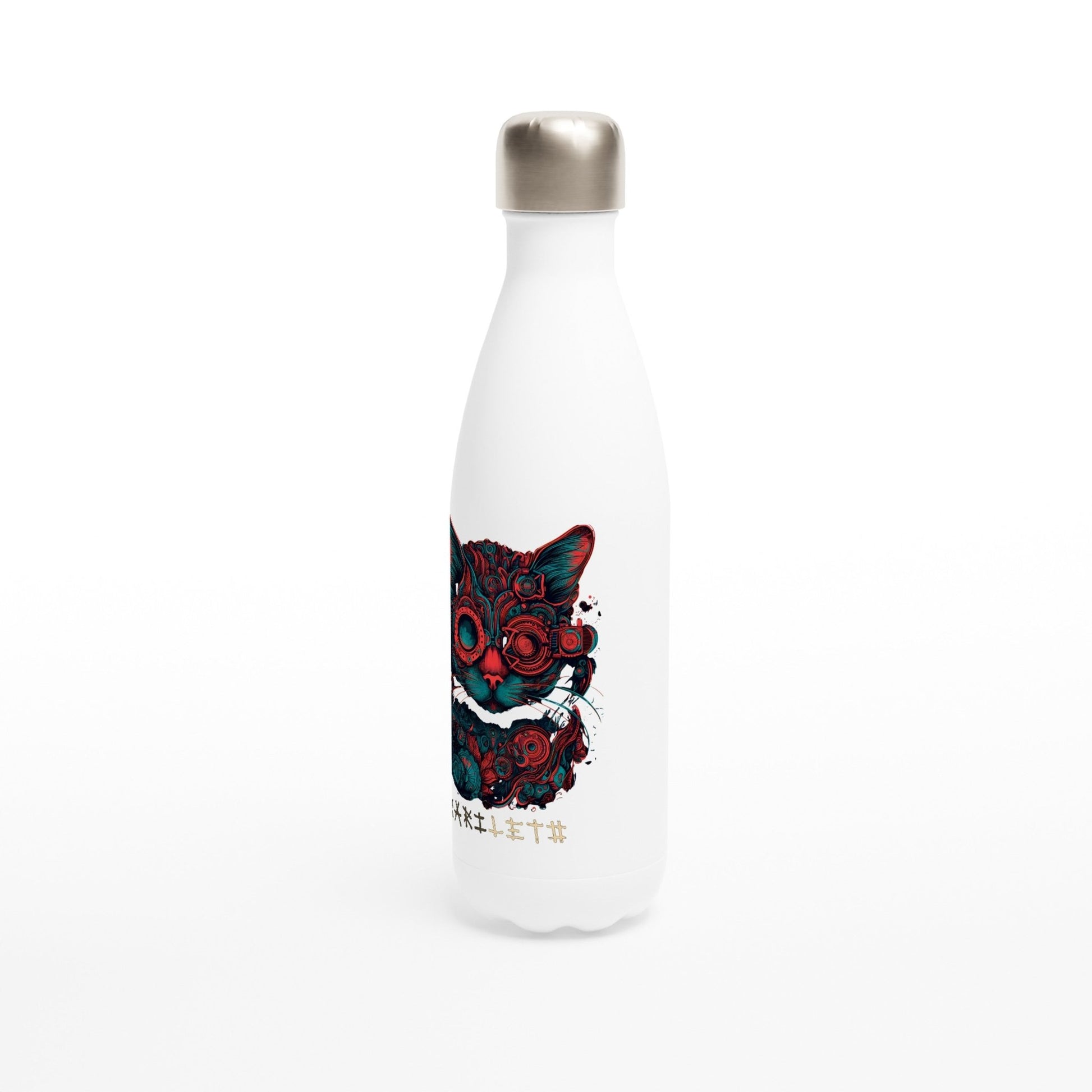 CAT CYBORG Water Bottle - Rarileto