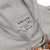 CAT GIRL Hoodie in Carbon Grey - Rarileto - Neck Front View Close Up