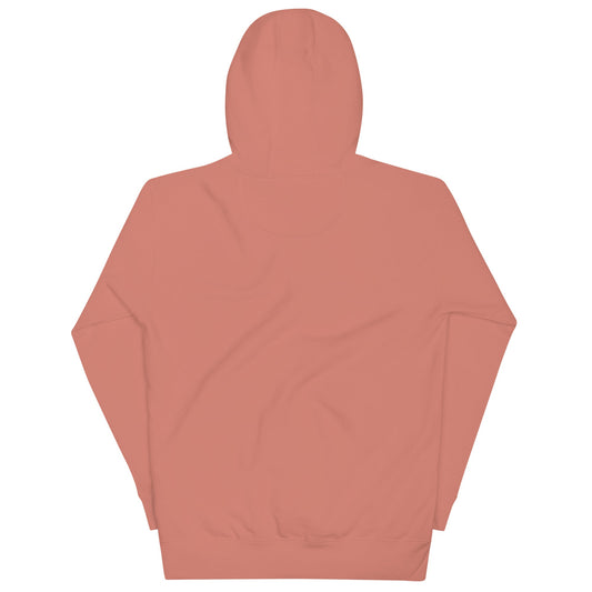 CAT GIRL Hoodie in Dusty Rose - Rarileto - Back View