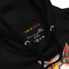 CAT GIRL Hoodie in Black - Rarileto - Neck Front View Close Up