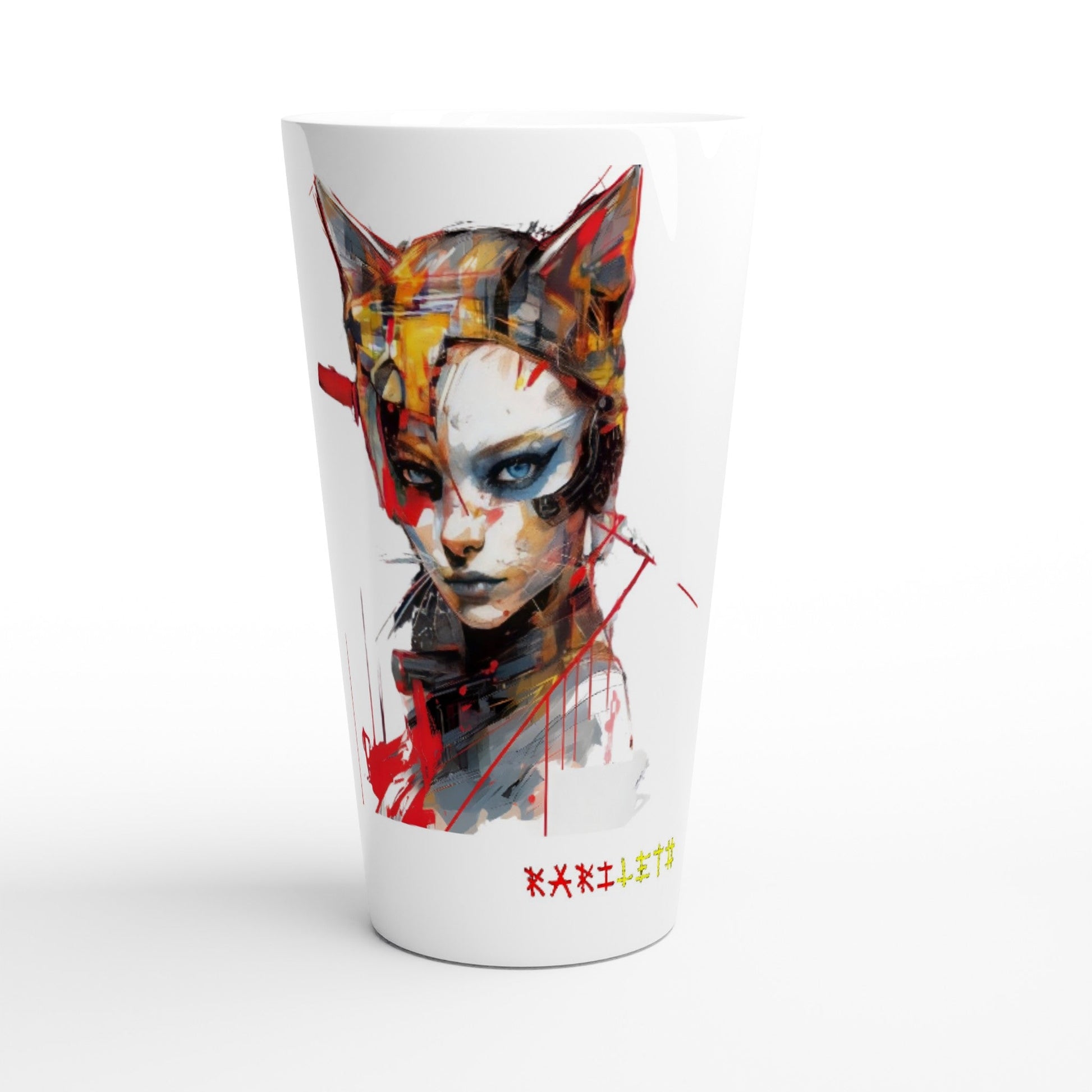 CAT GIRL Latte Mug - Rarileto