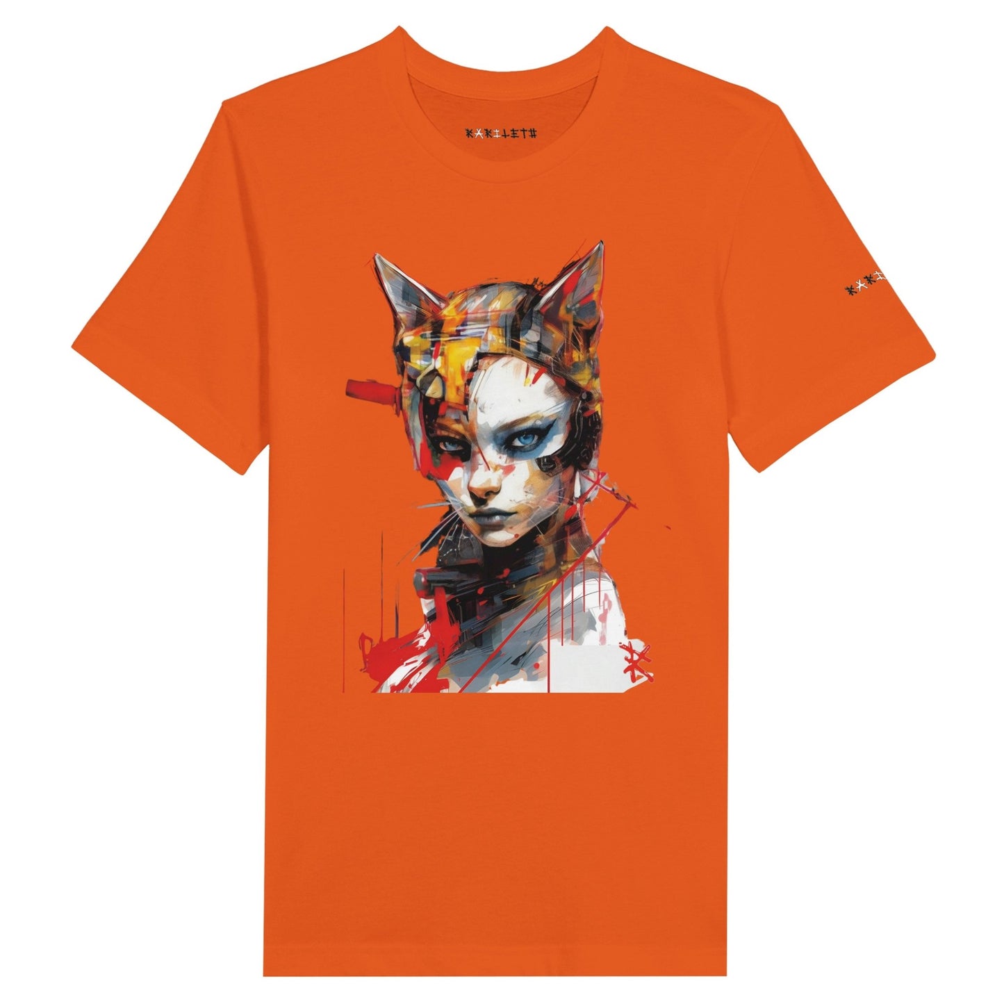 CAT GIRL Premium Crewneck T-Shirt - Rarileto