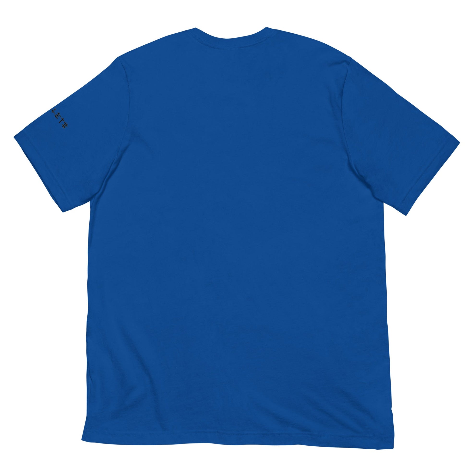 Back Royal: CAT GIRL Premium Crewneck T-Shirt in Royal