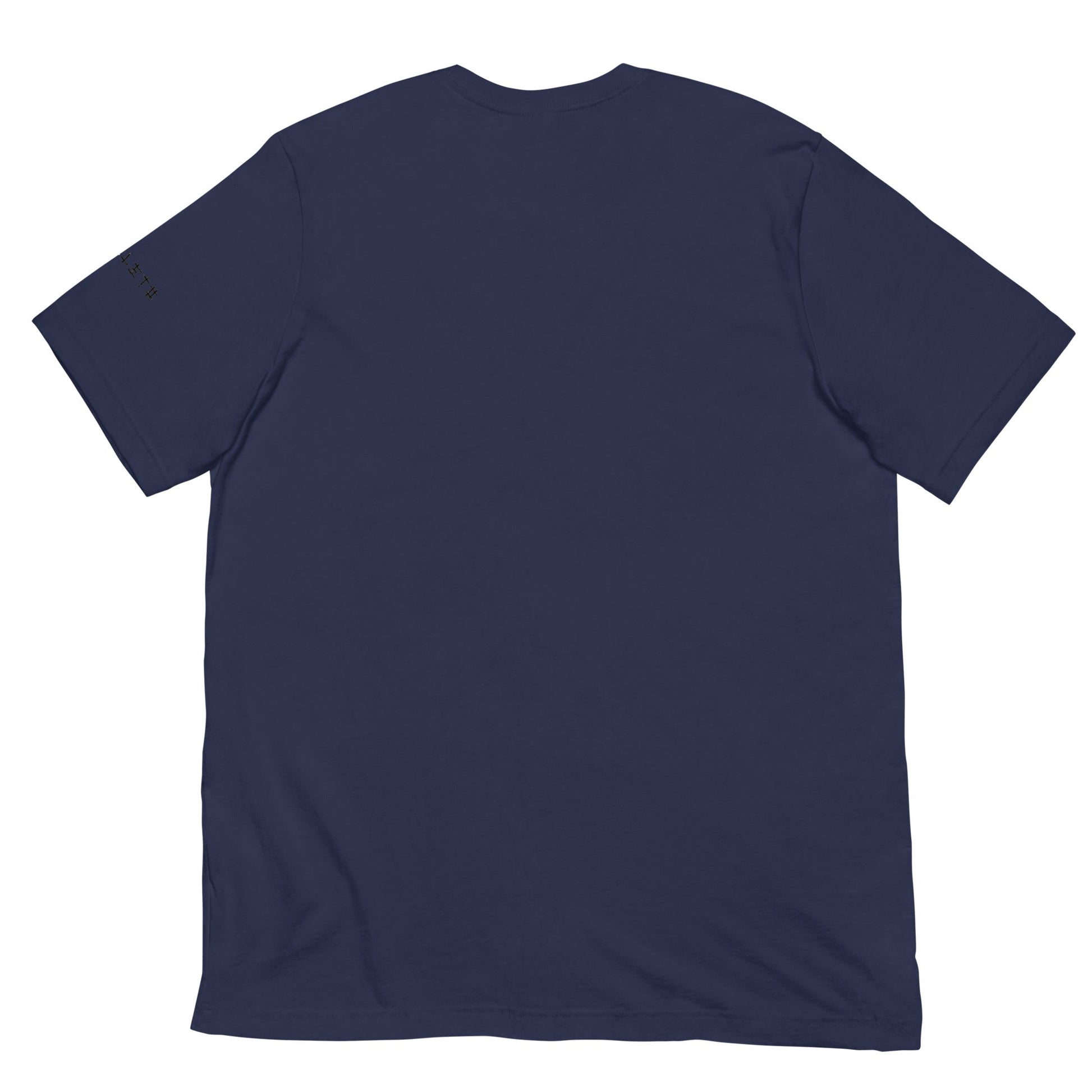 Back Navy: CAT GIRL Premium Crewneck T-Shirt in Navy