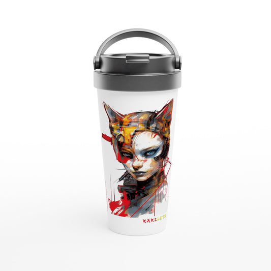 CAT GIRL Travel Mug - Rarileto