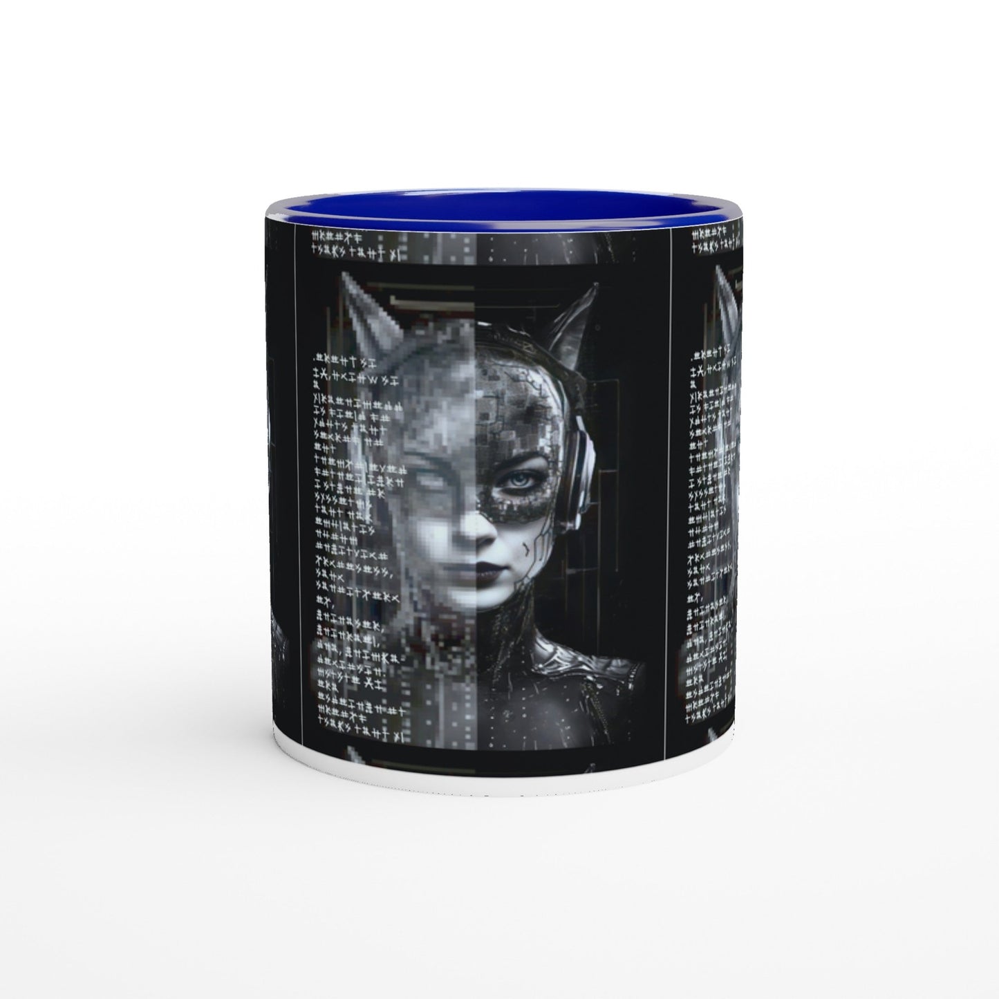 CAT WOMAN 2050 Mug with Color Inside - Rarileto