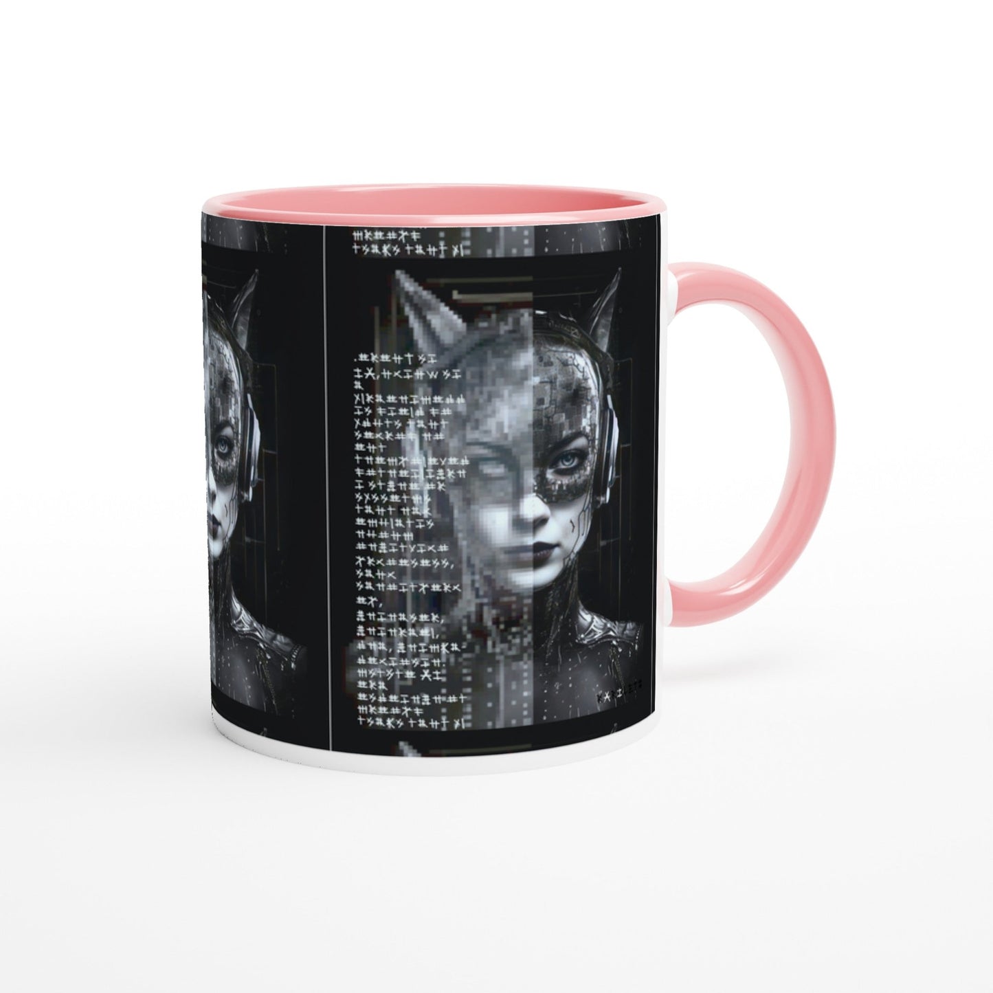CAT WOMAN 2050 Mug with Color Inside - Rarileto