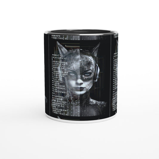 CAT WOMAN 2050 Mug with Color Inside - Rarileto