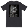 Charcoal Heather Front View of CAT WOMAN 2050 Premium Heavyweight T-Shirt