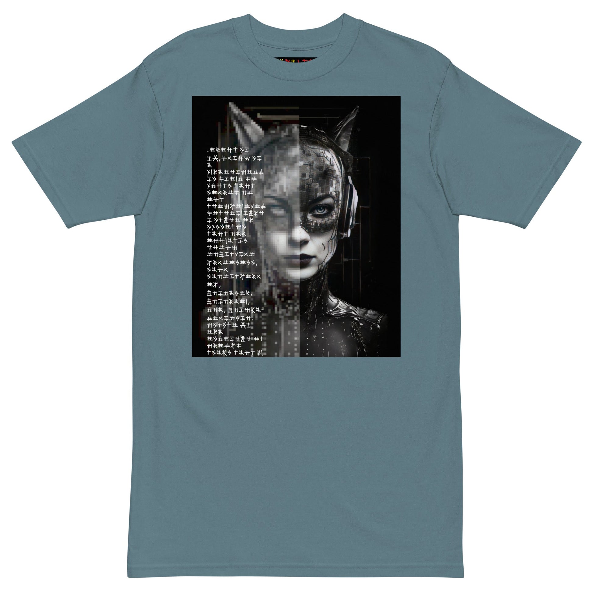 CAT WOMAN 2050 Premium Heavyweight T-Shirt - Rarileto