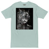 CAT WOMAN 2050 Premium Heavyweight T-Shirt in Agave - Rarileto - Front View
