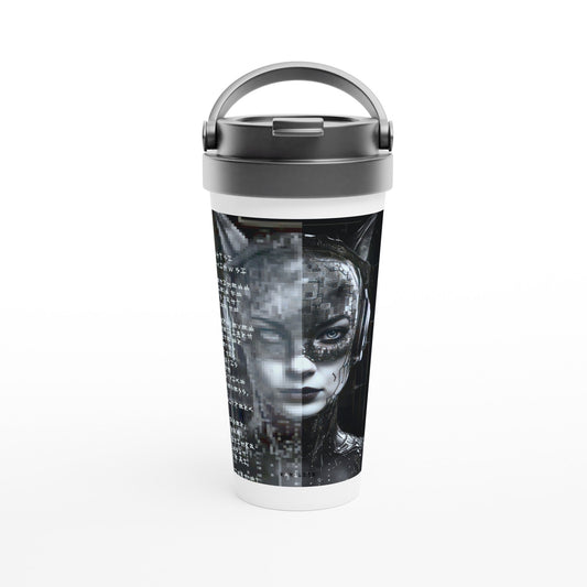 CAT WOMAN 2050 Travel Mug - Rarileto