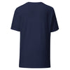 Back Ghost Navy: CATS Premium Crewneck T-Shirt in Navy (Back Ghost View)